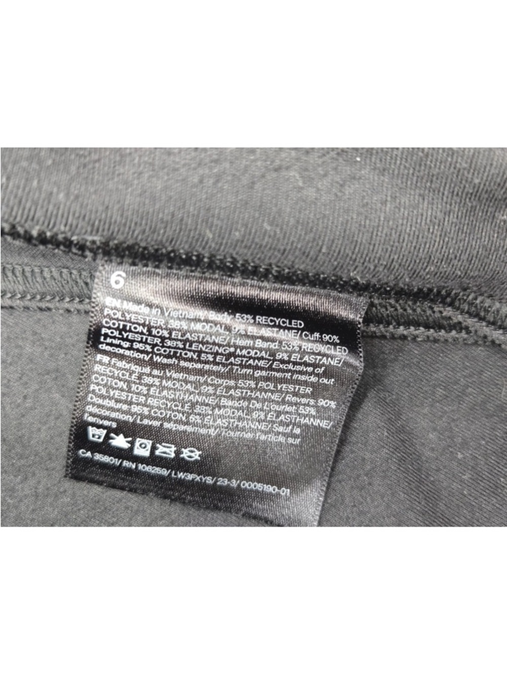Lululemon Brushed Softstreme Funnel-Neck Zip Up Black Size 6 Womens - Picture 4 of 8